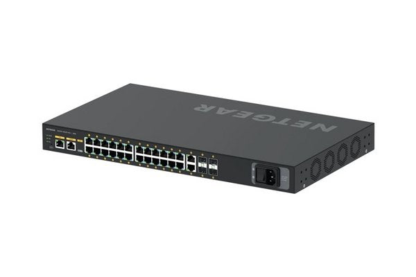 NETGEAR M4250-26G4F-POE+ Switch AV 24P GigaPoE+ & 4 SFP 300W