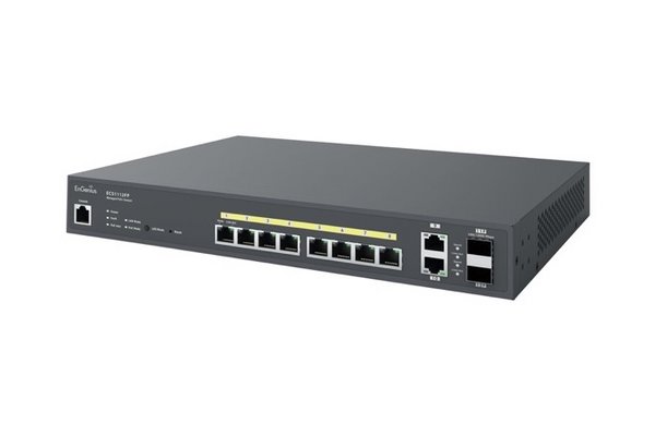 ENGENIUS ECS1112FP Switch Cloud 10p Gigabit 8 PoE+ & 2SFP