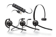 POLY EncorePro HW545 Casque Micro USB-A Monaural triple fixation