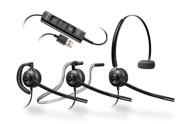 POLY EncorePro HW545 Casque Micro USB-A Monaural triple fixation