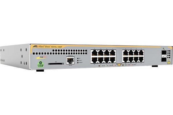 ALLIED AT-IE210L-18GP-60 Switch Industriel Niv.2 16p Gigabit PoE+ & 2 SFP 100/1G