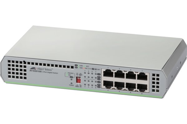 ALLIED AT-GS910/8 Switch métal 8 ports Gigabit Alim. interne