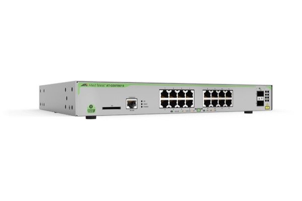 AT-GS970M/18 - Switch CentreCOM manag. L3 Gigabit 16 ports 1000Base-TX, 2 SFP