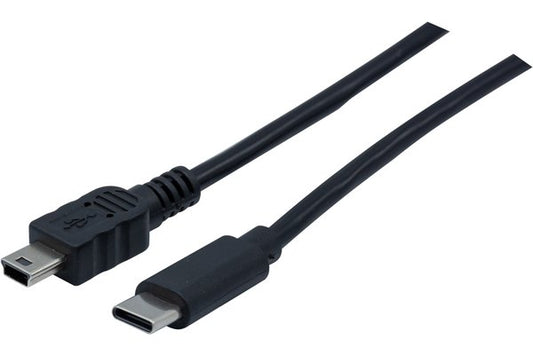 CORDON USB 2.0 TypeC / MINI B - 2,0 M