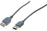 Rallonge USB 2.0 grise -  1,0 m