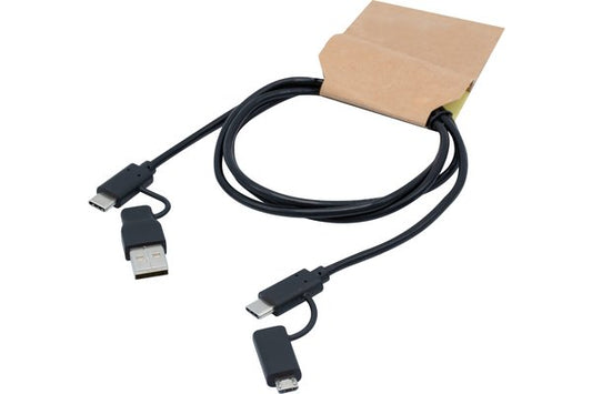 CABLE CHARGE 60 W et DATA USB Hi-Speed MULTIEMBOUTS - 1 m