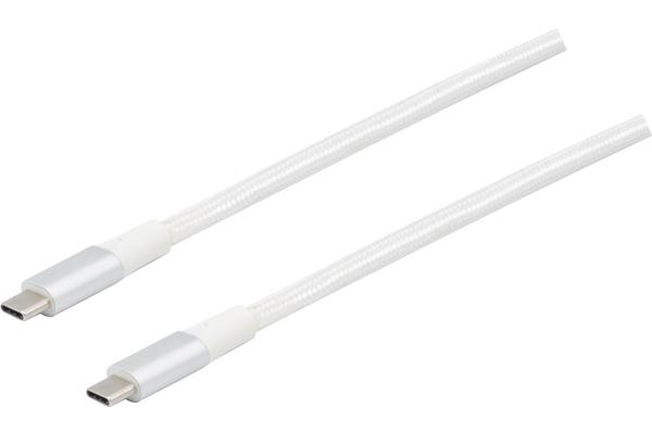 CORDON USB3.2 Gen2 MATERIAUX RECYCLES 100W - 2m