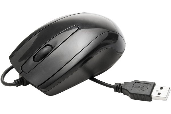 Souris optique USB noire éco
