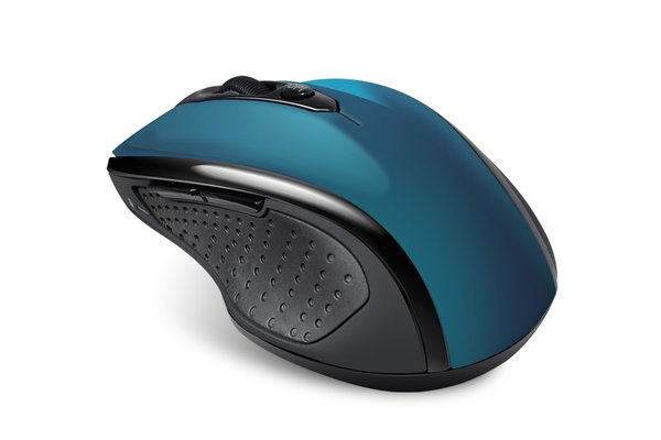 Souris ergonomique SHAPE 6D USB bleue