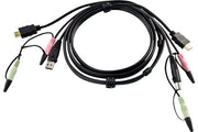 ATEN Câble KVM HDMI USB 1,8m avec audio
