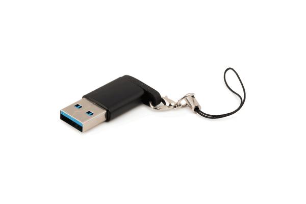 TESCA Adaptateur USB 3.0-A male / USB-C femelle , avec boucle pour élingue