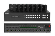 ALTIMIUM - Matrice HDMI HDBaseT 8x8-4K@60Hz-18Gbps (Avec récepteurs)