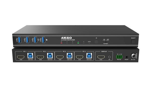 ALTIMIUM - Sélecteur HDMI 2.0/USB 3.0 5Gbps-rs232