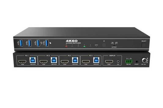 ALTIMIUM - Sélecteur HDMI 2.0/USB 3.0 5Gbps-rs232