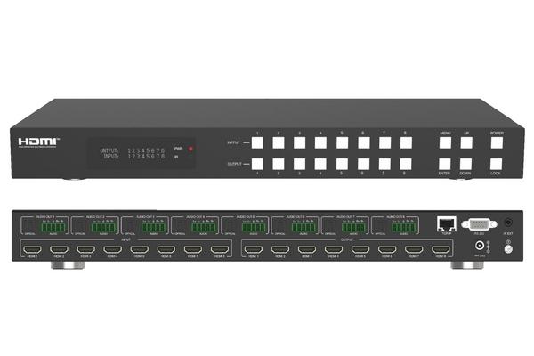 ALTIMIUM - Matrice HDMI 8x8 - 4K@60Hz 4:4:4-18Gbps-Seamless-multiview