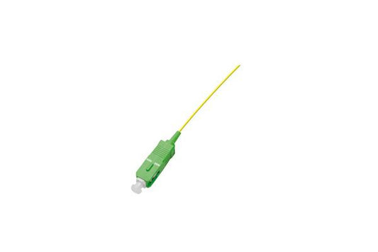 Pigtail OS2 G652D SC-APC Low Loss 900µm jaune 2m