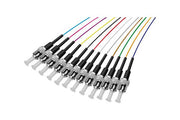 Lot de pigtails OS2 G652D ST-UPC 900µm 12 couleurs 2m
