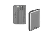Powerbank 10000mAh 30W QC&PD Cables Lighntning + Type-C
