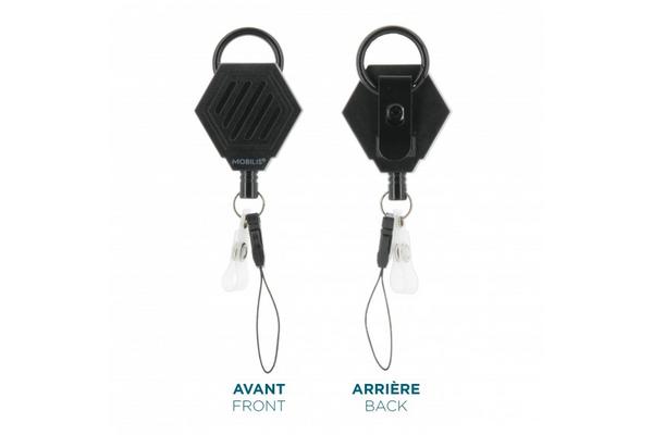 MOBILIS Dérouleur rétractable automatique pour smartphone/HHD 001392 80 cm