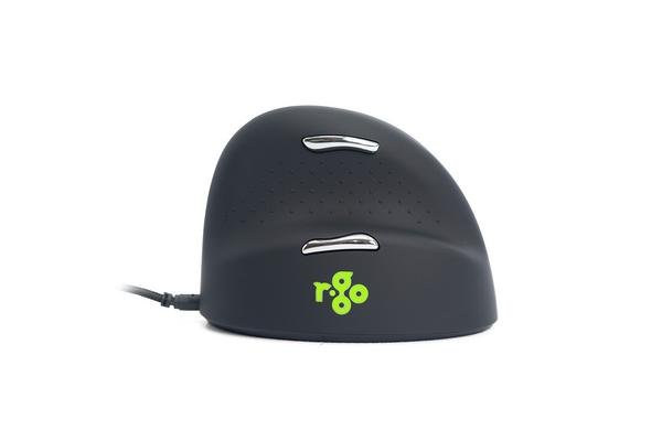 R-GO TOOL Souris HE Break, droiter, filaire, M noire