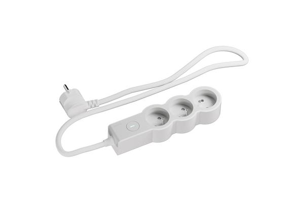 Multiprise 3x2P+T 16A 230V-3680W inter ON/OFF - cordon 1,5m
