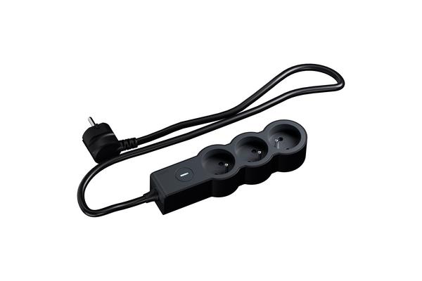 Multiprise 3x2P+T 16A 230V-3680W inter ON/OFF - cordon 1,5m