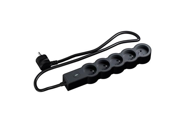 Multiprise 5x2P+T 16A 230V-3680W inter ON/OFF - cordon 1,5m