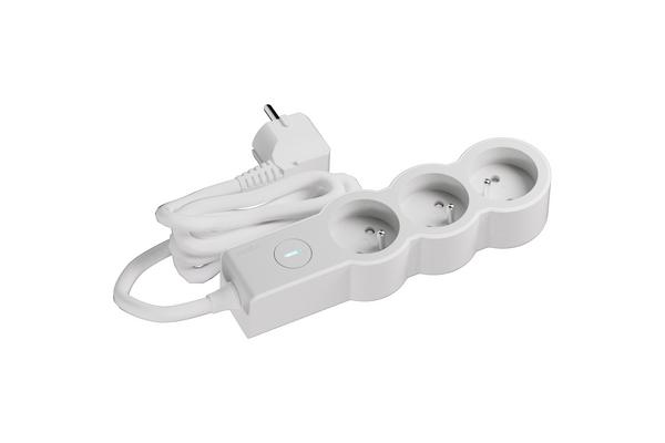 Multiprise 3x2P+T 16A 230V-3680W inter ON/OFF - cordon 3m -