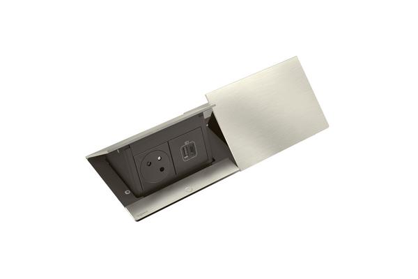 Pop up Incara 2x2P+T Surface-2 prise USB Type-A+C - 2x4 modu