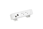 Bloc Bureau 2x2P+T F/B USB A+C 15W 1 RJ45 CAT6 FTP à raccord