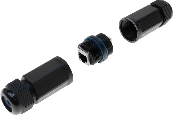 Embase de traversée étanche RJ45 STP CAT 6 - avec manchons