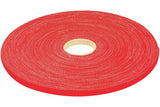 Rouleau de lien auto-agrippant largeur 10 mm - rouge - 20 m