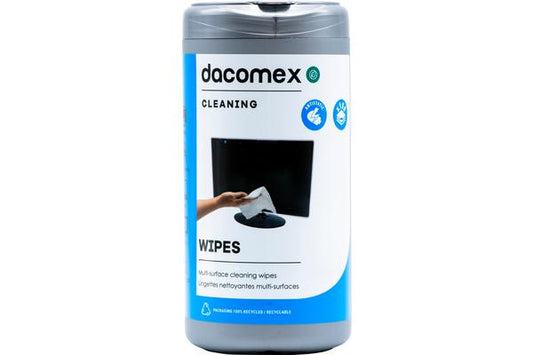 DACOMEX Boîte de 100 lingettes multisurface écologiques