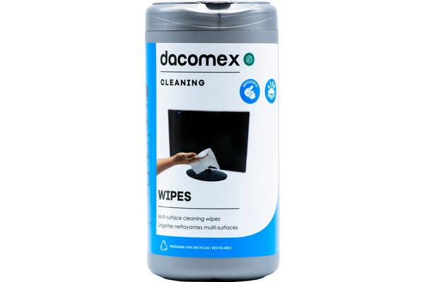 DACOMEX Boîte de 100 lingettes multisurface écologiques