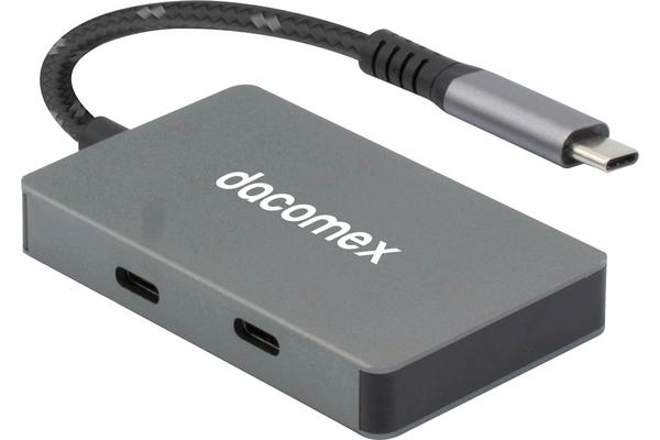 DACOMEX Hub HB USB 514 Type-C, 2 x Type-A, 1 x Type-C, 1 x Type-C PD 60W