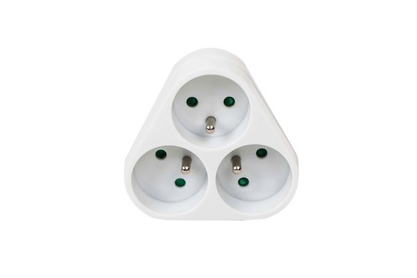 DEXLAN Bloc multiprise 3 prises françaises