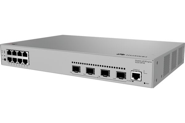 HUAWEI eKit S220 Series S220-8P4S Géré L2 Gigabit Ethernet (10/100/1000) Connexion Ethernet, supportant l'alimentation via ce port (PoE) 1U Gris
