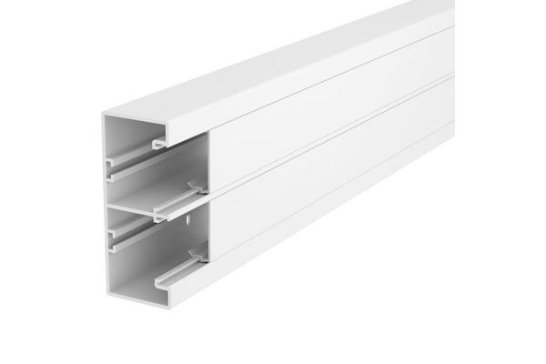 OBO GOULOTTE RAPID 45-2 GK 130x53 PVC - 2 compartiments blanc - 2 m