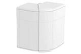 OBO ANGLE EXTERIEUR VARIABLE POUR GOULOTTE RAPID 45-2 GK 100x53 PVC BLANC