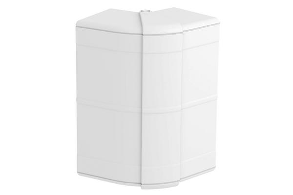 OBO ANGLE EXTERIEUR VARIABLE POUR GOULOTTE RAPID 45-2 GK 130x53 PVC BLANC