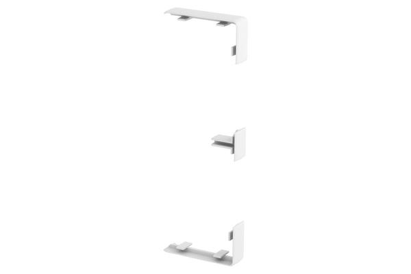 OBO ECLISSE COUVRE-JOINT POUR GOULOTTE RAPID 45-2 GK 100x53 PVC BLANC