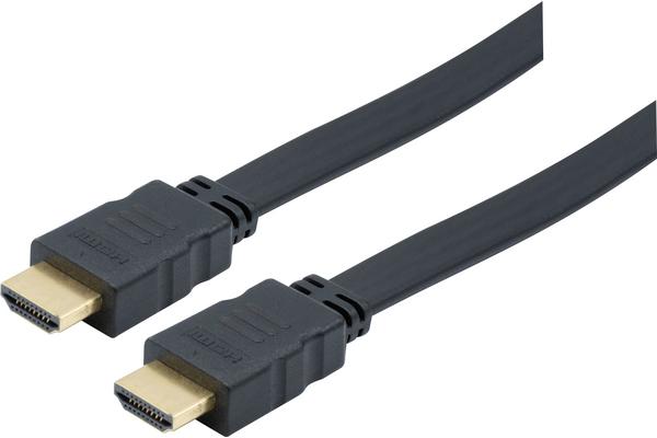 CORDON HDMI HIGH SPEED A/A PLAT BLACK - 1,5 m