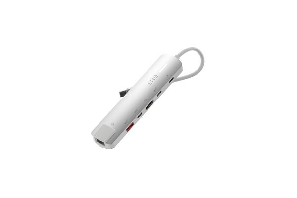 LINQ Hub multiport 6-en-1 Pro USB-C 10 Gbps 4K HDMI