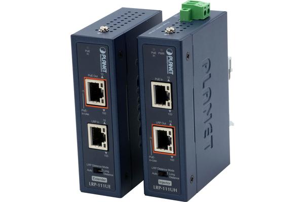 PLANET LRP-111U-KIT prolongateur réseau Émetteur et récepteur réseau Bleu