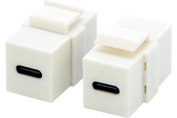 Embase de traversée USB-C 10Gbps pour panneau de brassage