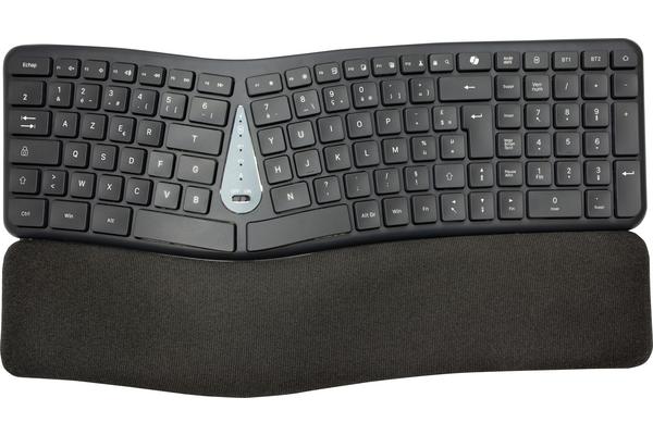DACOMEX Clavier ergonomique K400-WE-FR AZERTY sans fil certifié GRS