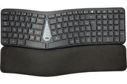 DACOMEX Clavier ergonomique K400-WE-FR AZERTY sans fil certifié GRS