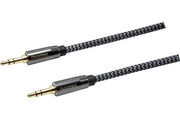 DACOMEX CORDON JACK STEREO 3,5mm METAL + NYLON CERTIFIE GRS - 2m