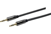 DACOMEX CORDON JACK STEREO 3,5mm METAL + NYLON MATERIAUX RECYCLES -10m