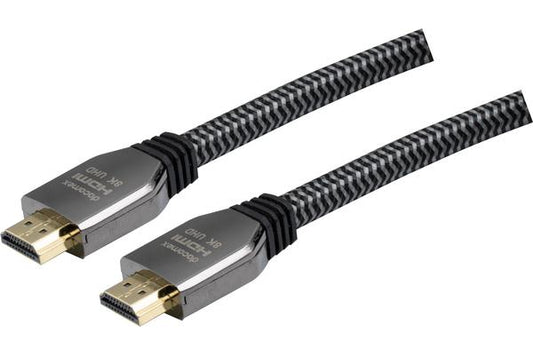 DACOMEX CORDON HDMI 2.1 METAL + NYLON eco responsable - 1,5m